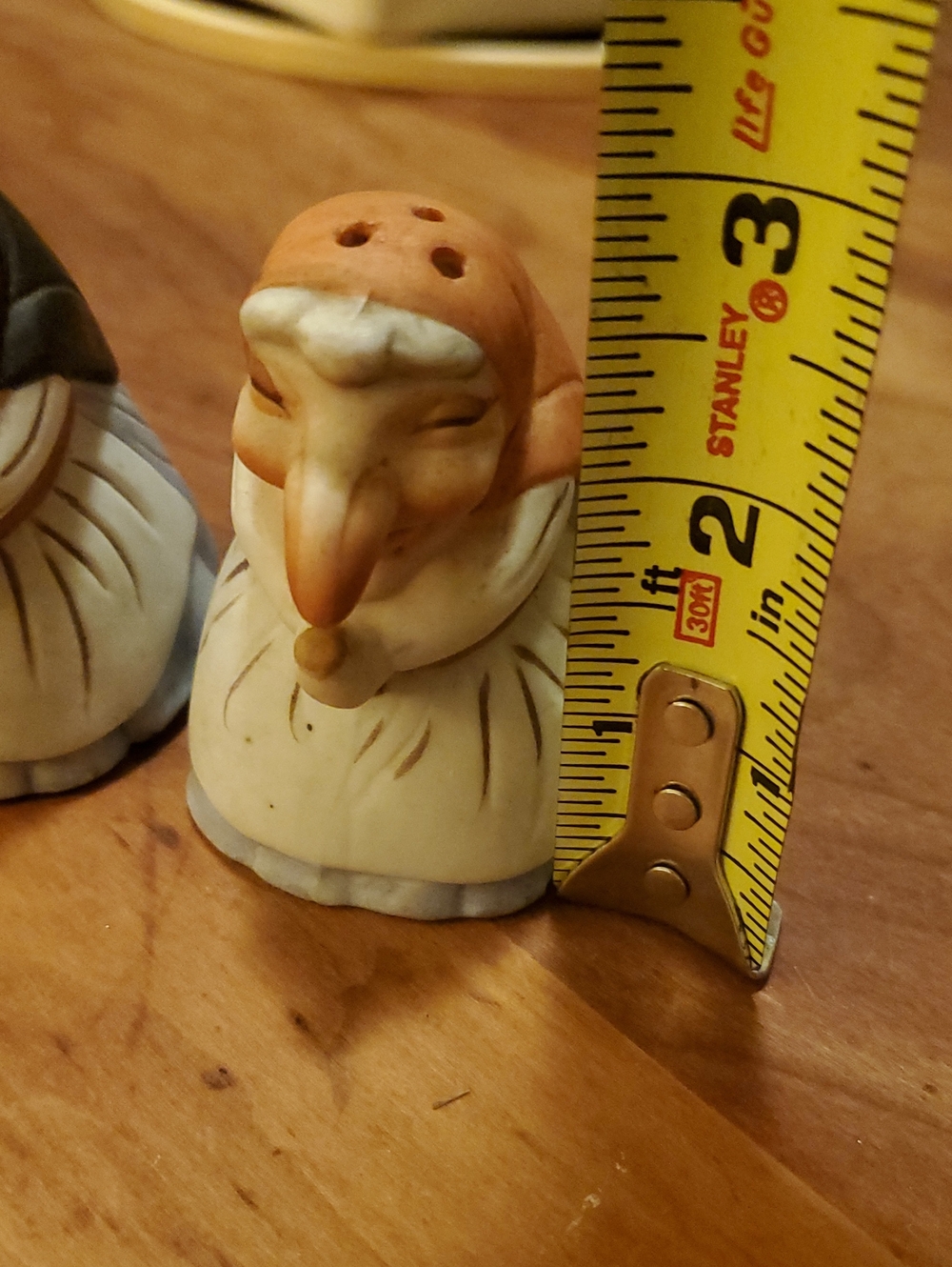 Vintage Salt And Pepper BABA YAGA 1981 ceramic Kitchen Witch - Picture 9 of 10